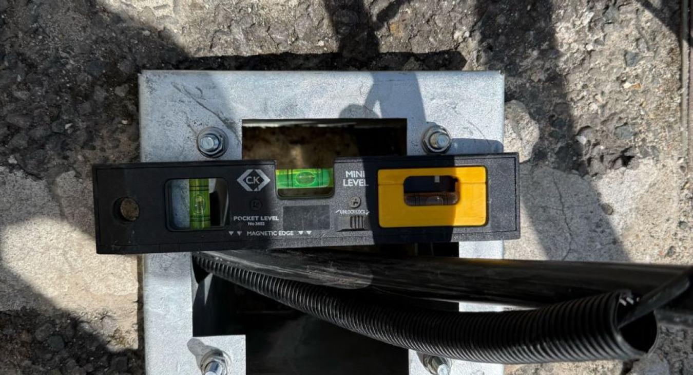 Rolec EV car charging point installed by BTM Solutions