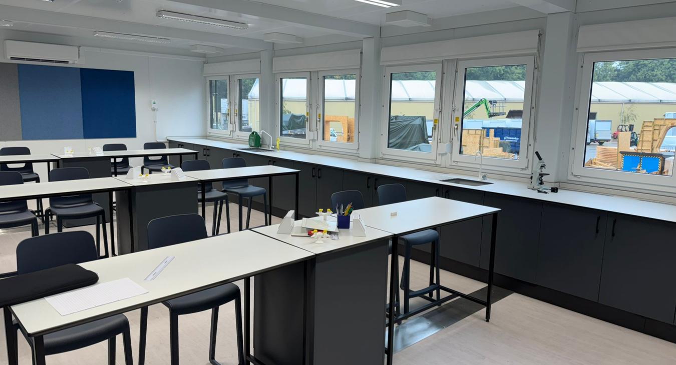 School science lab fit out, Essex