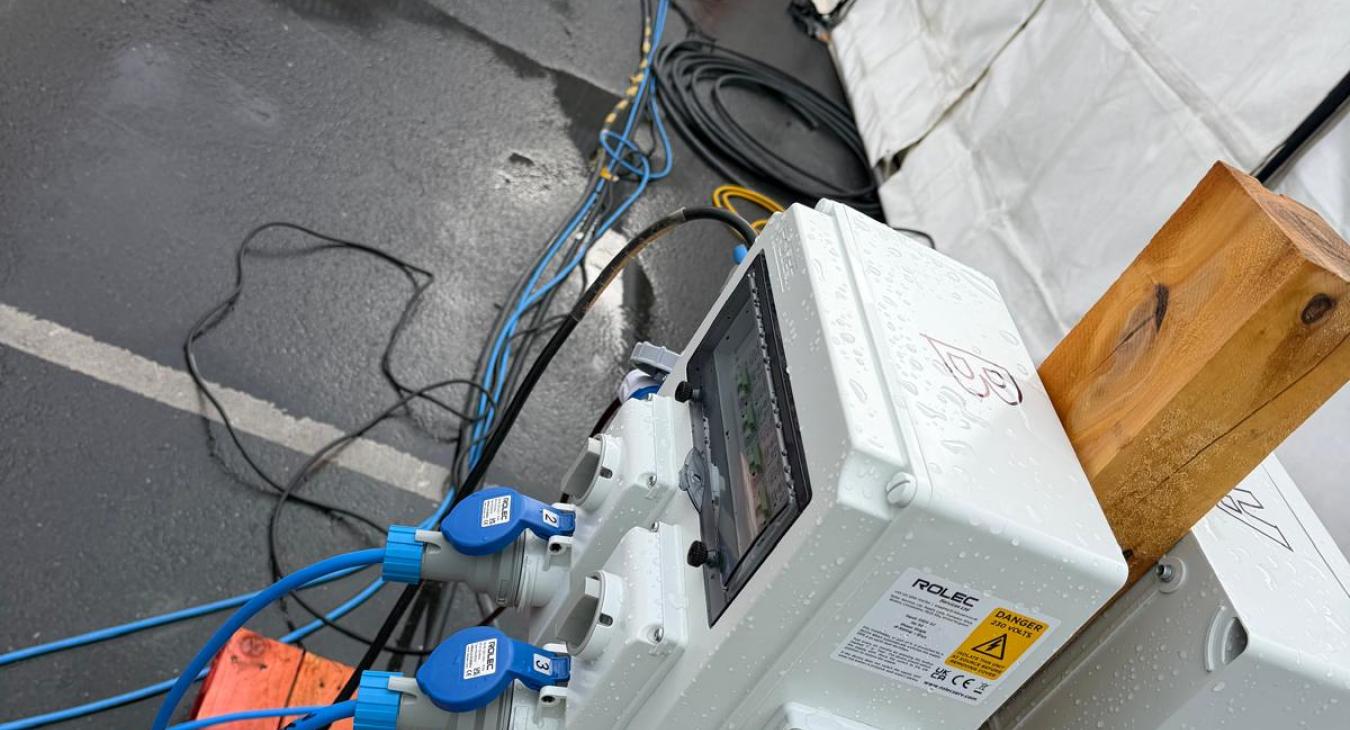 Temporary Electrics For Peri Fest, Essex